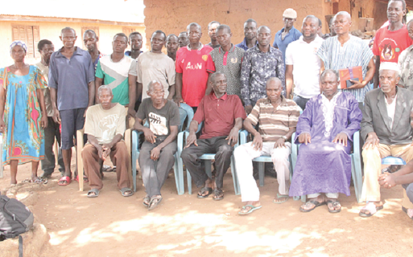 Participants from beneficiary communities after the sensitisation workshop
